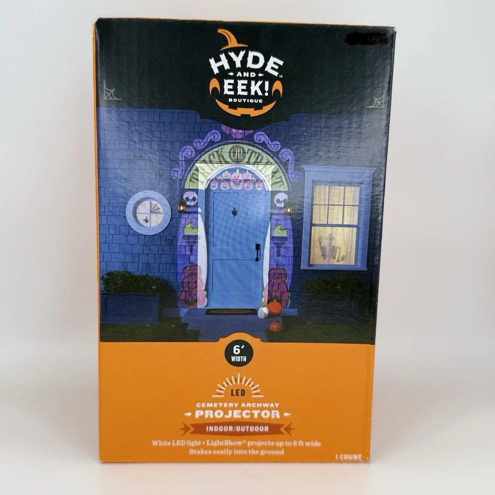 Hyde and Eek! LED‎ Cemetery Archway Projector Halloween LightShow Indoor Outdoor